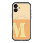 スリムプロテクションプレミアムケース with MagSafe［ オリジナル - initial two tone - M orange ］