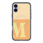 スリムプロテクションプレミアムケース with MagSafe［ オリジナル - initial two tone - M orange ］