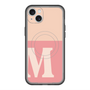 スリムプロテクションプレミアムケース with MagSafe［ オリジナル - initial two tone - M pink ］