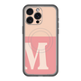 スリムプロテクションプレミアムケース with MagSafe［ オリジナル - initial two tone - M pink ］