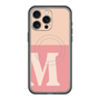 スリムプロテクションプレミアムケース with MagSafe［ オリジナル - initial two tone - M pink ］