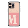 スリムプロテクションプレミアムケース with MagSafe［ オリジナル - initial two tone - M pink ］