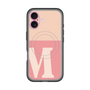 スリムプロテクションプレミアムケース with MagSafe［ オリジナル - initial two tone - M pink ］