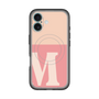 スリムプロテクションプレミアムケース with MagSafe［ オリジナル - initial two tone - M pink ］
