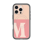 スリムプロテクションプレミアムケース with MagSafe［ オリジナル - initial two tone - M pink ］