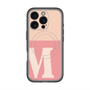 スリムプロテクションプレミアムケース with MagSafe［ オリジナル - initial two tone - M pink ］
