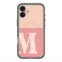 スリムプロテクションプレミアムケース with MagSafe［ オリジナル - initial two tone - M pink ］