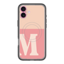 スリムプロテクションプレミアムケース with MagSafe［ オリジナル - initial two tone - M pink ］