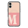 スリムプロテクションプレミアムケース with MagSafe［ オリジナル - initial two tone - M pink ］