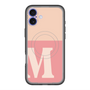 スリムプロテクションプレミアムケース with MagSafe［ オリジナル - initial two tone - M pink ］