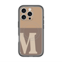 スリムプロテクションプレミアムケース with MagSafe［ オリジナル - initial two tone - M brown ］