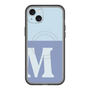 スリムプロテクションプレミアムケース with MagSafe［ オリジナル - initial two tone - M blue ］