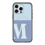 スリムプロテクションプレミアムケース with MagSafe［ オリジナル - initial two tone - M blue ］