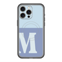 スリムプロテクションプレミアムケース with MagSafe［ オリジナル - initial two tone - M blue ］