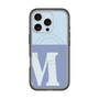 スリムプロテクションプレミアムケース with MagSafe［ オリジナル - initial two tone - M blue ］