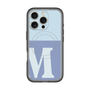 スリムプロテクションプレミアムケース with MagSafe［ オリジナル - initial two tone - M blue ］