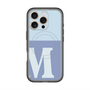 スリムプロテクションプレミアムケース with MagSafe［ オリジナル - initial two tone - M blue ］