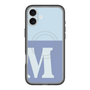 スリムプロテクションプレミアムケース with MagSafe［ オリジナル - initial two tone - M blue ］