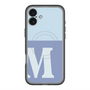スリムプロテクションプレミアムケース with MagSafe［ オリジナル - initial two tone - M blue ］