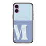 スリムプロテクションプレミアムケース with MagSafe［ オリジナル - initial two tone - M blue ］