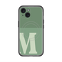 スリムプロテクションプレミアムケース with MagSafe［ オリジナル - initial two tone - M green ］
