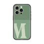 スリムプロテクションプレミアムケース with MagSafe［ オリジナル - initial two tone - M green ］