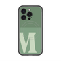 スリムプロテクションプレミアムケース with MagSafe［ オリジナル - initial two tone - M green ］
