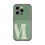 スリムプロテクションプレミアムケース with MagSafe［ オリジナル - initial two tone - M green ］