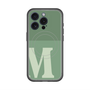 スリムプロテクションプレミアムケース with MagSafe［ オリジナル - initial two tone - M green ］
