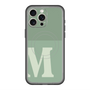 スリムプロテクションプレミアムケース with MagSafe［ オリジナル - initial two tone - M green ］