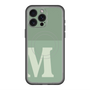 スリムプロテクションプレミアムケース with MagSafe［ オリジナル - initial two tone - M green ］