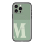 スリムプロテクションプレミアムケース with MagSafe［ オリジナル - initial two tone - M green ］