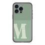 スリムプロテクションプレミアムケース with MagSafe［ オリジナル - initial two tone - M green ］