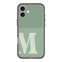 スリムプロテクションプレミアムケース with MagSafe［ オリジナル - initial two tone - M green ］
