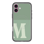 スリムプロテクションプレミアムケース with MagSafe［ オリジナル - initial two tone - M green ］
