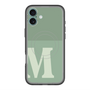 スリムプロテクションプレミアムケース with MagSafe［ オリジナル - initial two tone - M green ］