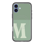 スリムプロテクションプレミアムケース with MagSafe［ オリジナル - initial two tone - M green ］