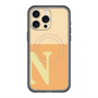 スリムプロテクションプレミアムケース with MagSafe［ オリジナル - initial two tone - N orange ］