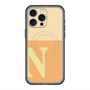 スリムプロテクションプレミアムケース with MagSafe［ オリジナル - initial two tone - N orange ］