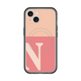 スリムプロテクションプレミアムケース with MagSafe［ オリジナル - initial two tone - N pink ］