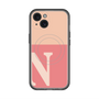 スリムプロテクションプレミアムケース with MagSafe［ オリジナル - initial two tone - N pink ］