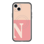 スリムプロテクションプレミアムケース with MagSafe［ オリジナル - initial two tone - N pink ］