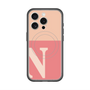 スリムプロテクションプレミアムケース with MagSafe［ オリジナル - initial two tone - N pink ］