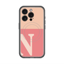 スリムプロテクションプレミアムケース with MagSafe［ オリジナル - initial two tone - N pink ］