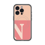 スリムプロテクションプレミアムケース with MagSafe［ オリジナル - initial two tone - N pink ］