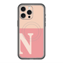 スリムプロテクションプレミアムケース with MagSafe［ オリジナル - initial two tone - N pink ］