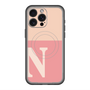 スリムプロテクションプレミアムケース with MagSafe［ オリジナル - initial two tone - N pink ］