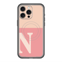スリムプロテクションプレミアムケース with MagSafe［ オリジナル - initial two tone - N pink ］