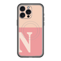 スリムプロテクションプレミアムケース with MagSafe［ オリジナル - initial two tone - N pink ］