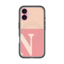 スリムプロテクションプレミアムケース with MagSafe［ オリジナル - initial two tone - N pink ］